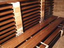 Walnut Veneered Posts