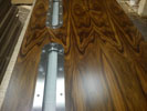 Santos Rosewood door with North4 Design vision panels  
